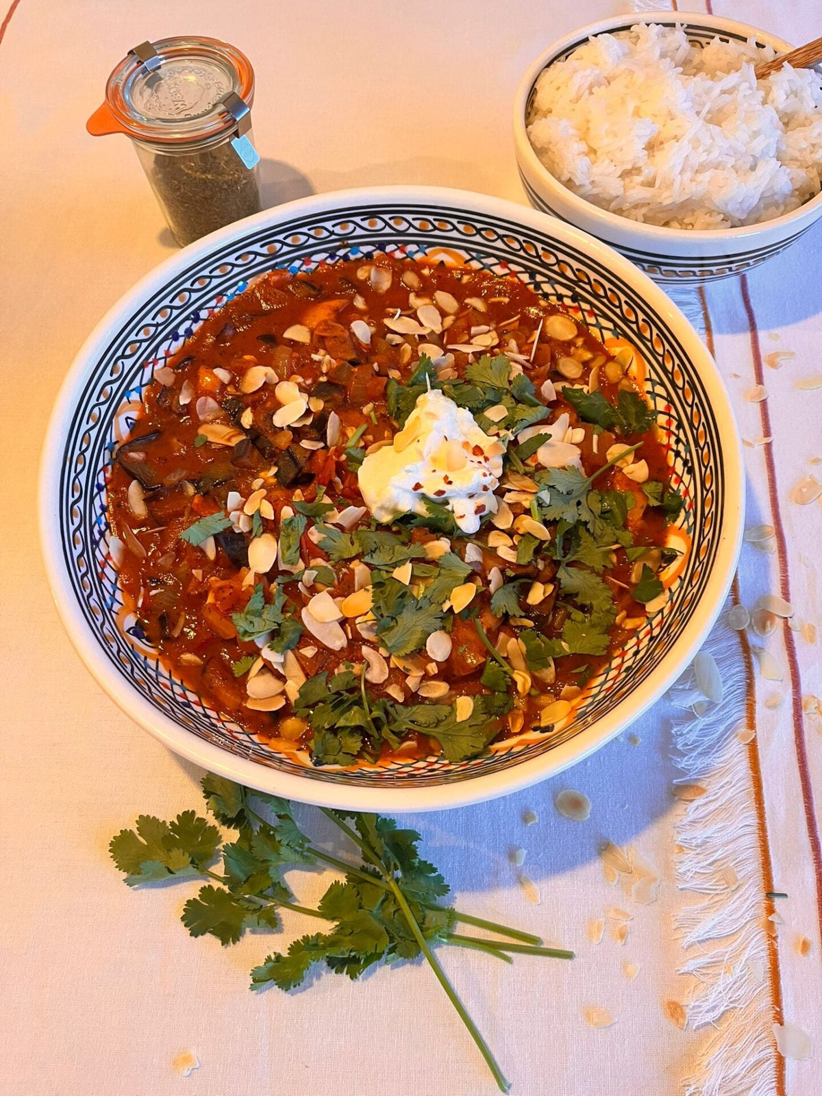 Kruidige Libanese Aubergineschotel