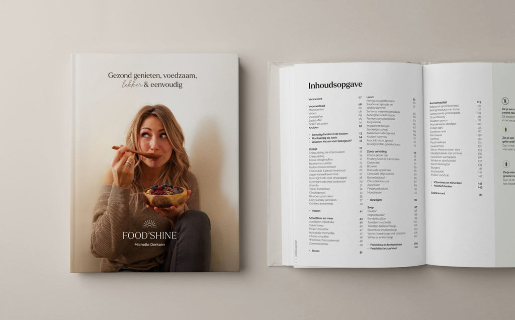 Food to Shine Kookboek – Gezond, makkelijk en boordevol smaak