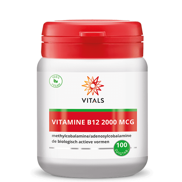 VITAMINE B12 2000 MCG 100 ZUIGTABLETTEN