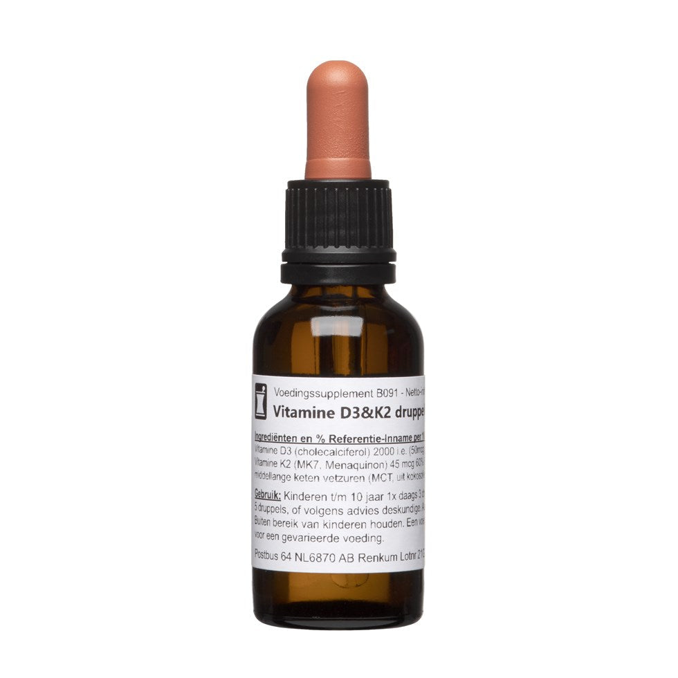 Vitamine D3 en K2 druppels 30 ml